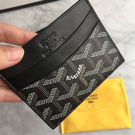 goyard card holder new|Goyard card holder men.